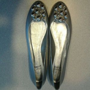 Stuart Weitzman Studded Jelly Flats
